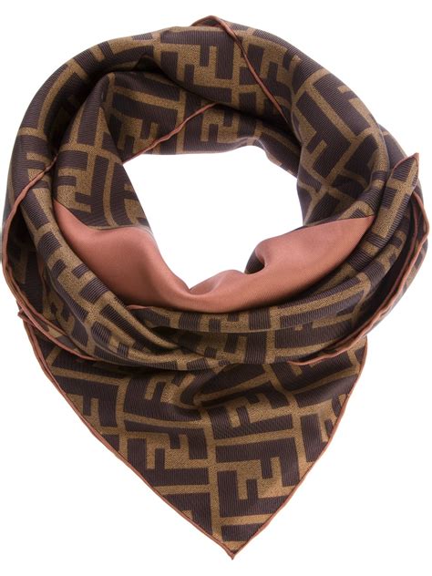 fendi silk scarf|fendi silk scarf women's.